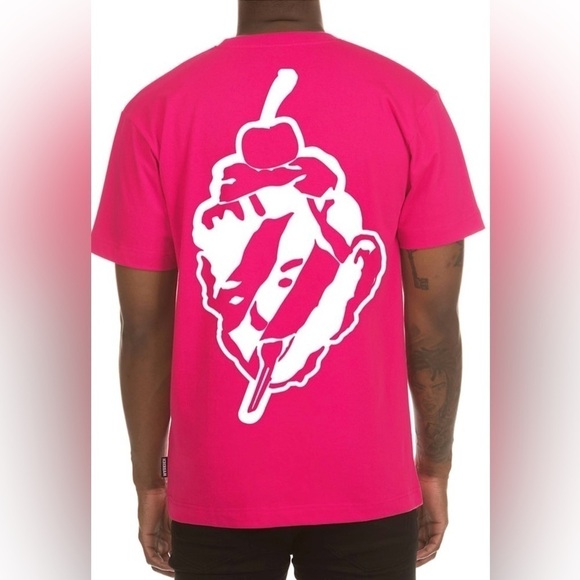 Icecream Face Off Short Sleeve Tee Shirt Pink Size Small Like New - Picture 1 of 8